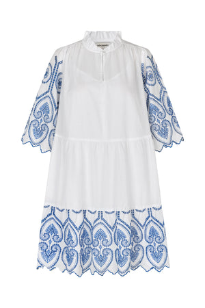 Lollys Laundry SabineLL kurzes Kleid Dress Weiß