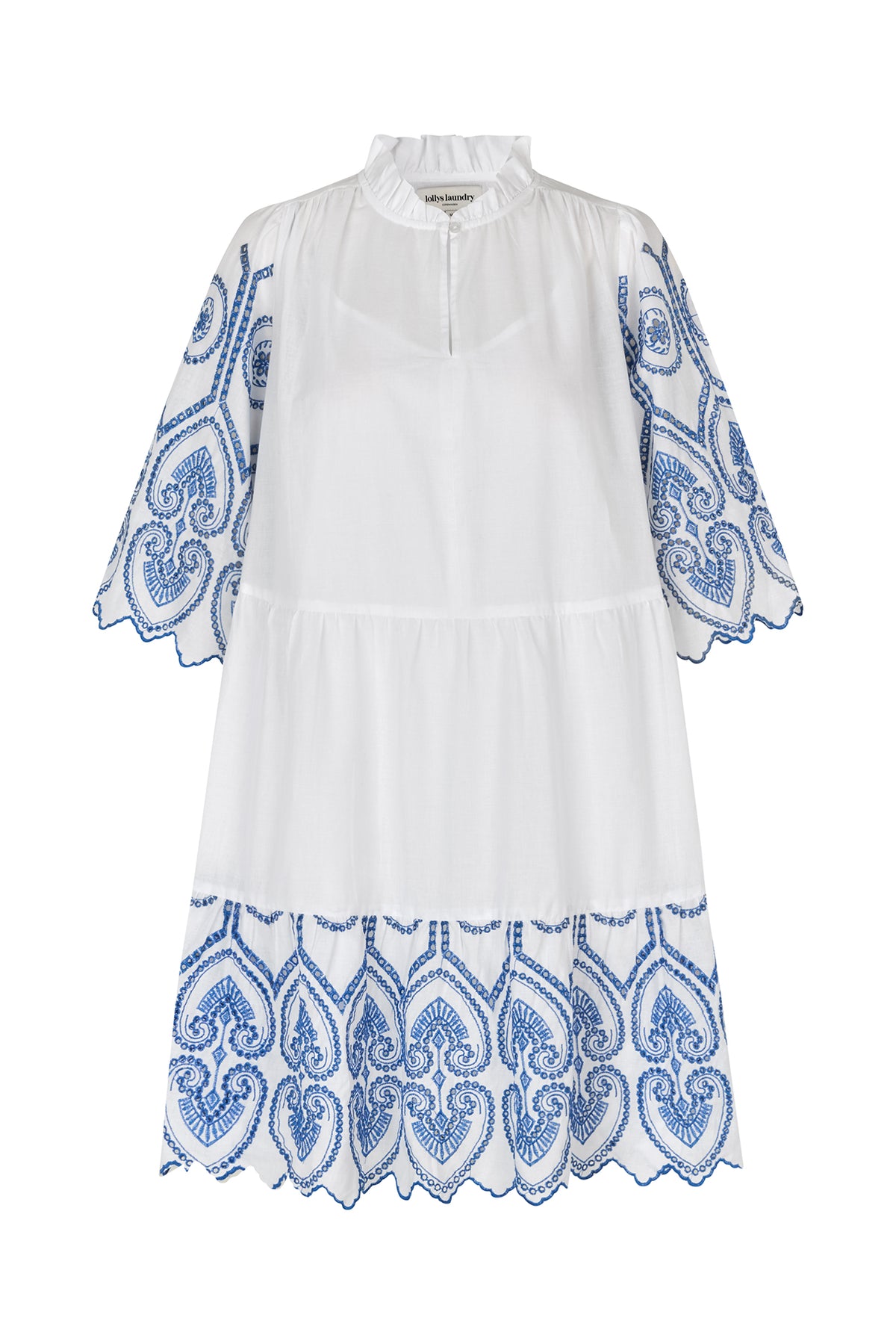 Lollys Laundry SabineLL kurzes Kleid Dress Weiß