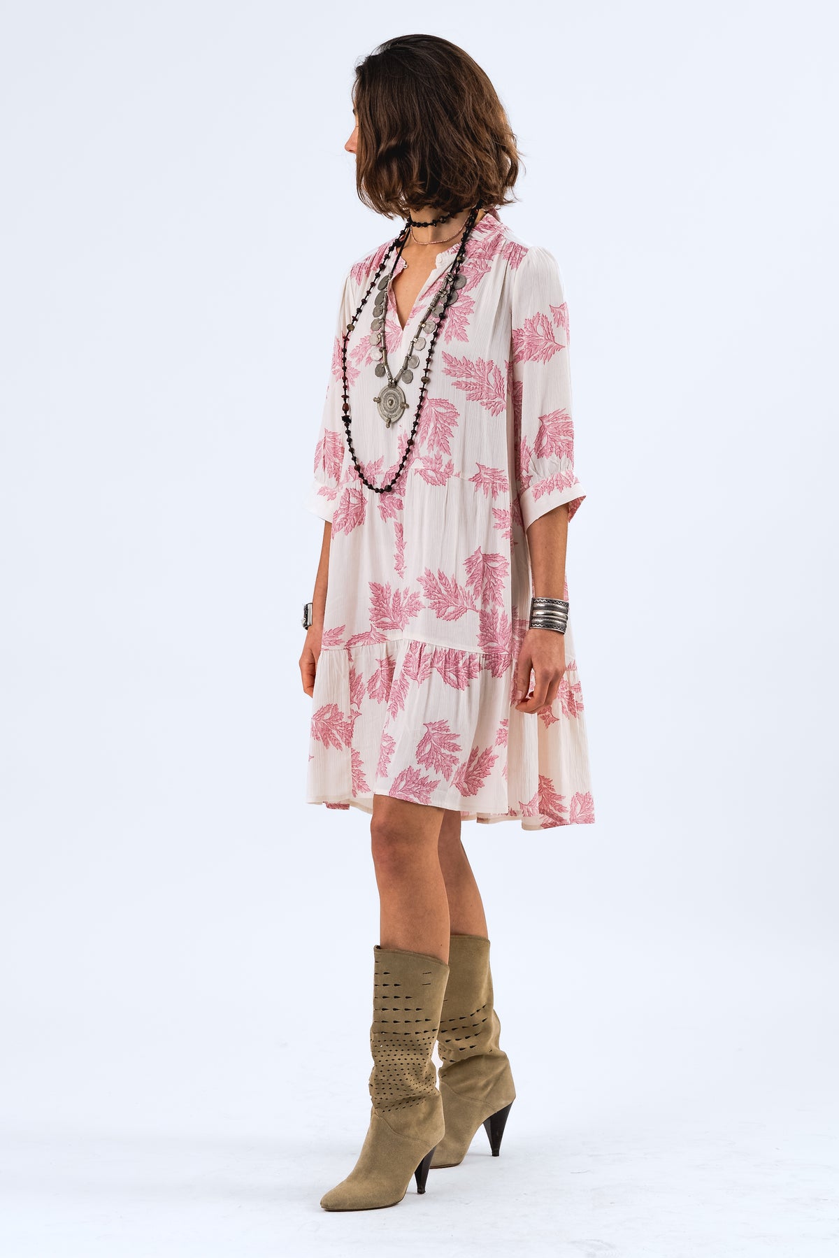 Lollys Laundry SabineLL kurzes Kleid Dress Pink