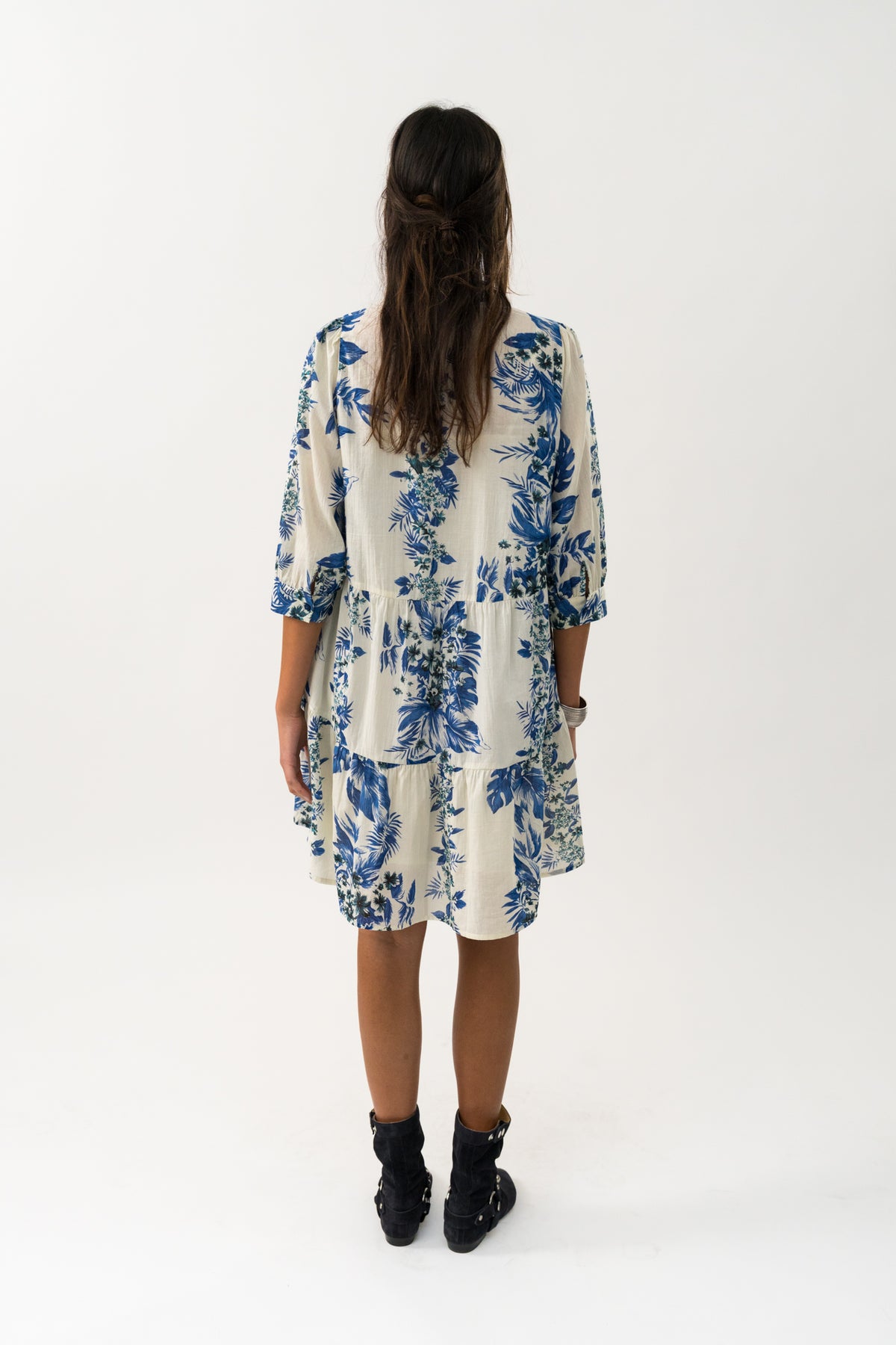 Lollys Laundry SabineLL kurzes Kleid Dress Blau