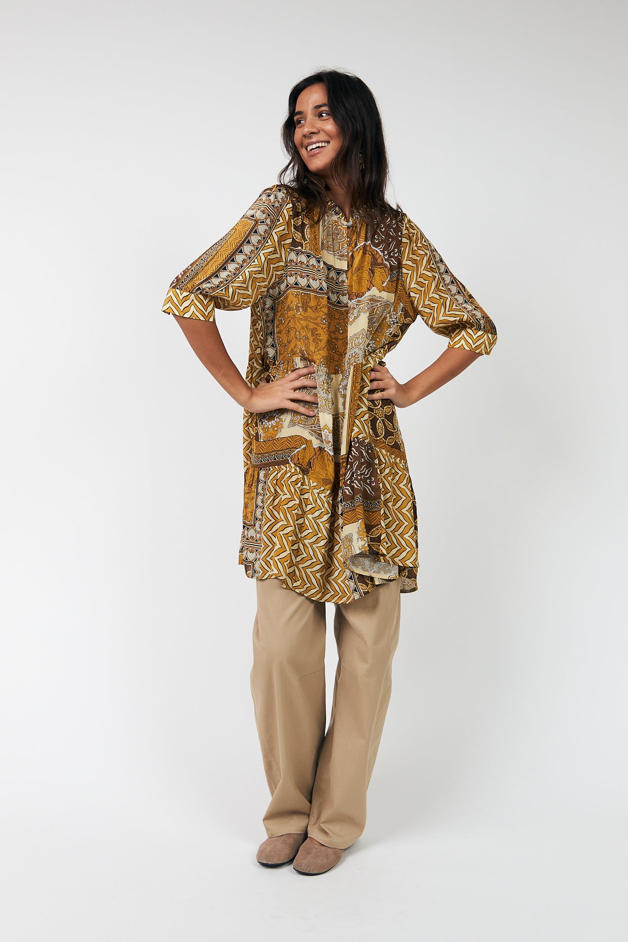 Lollys Laundry SabineLL kurzes Kleid Dress 64 Graphic Print