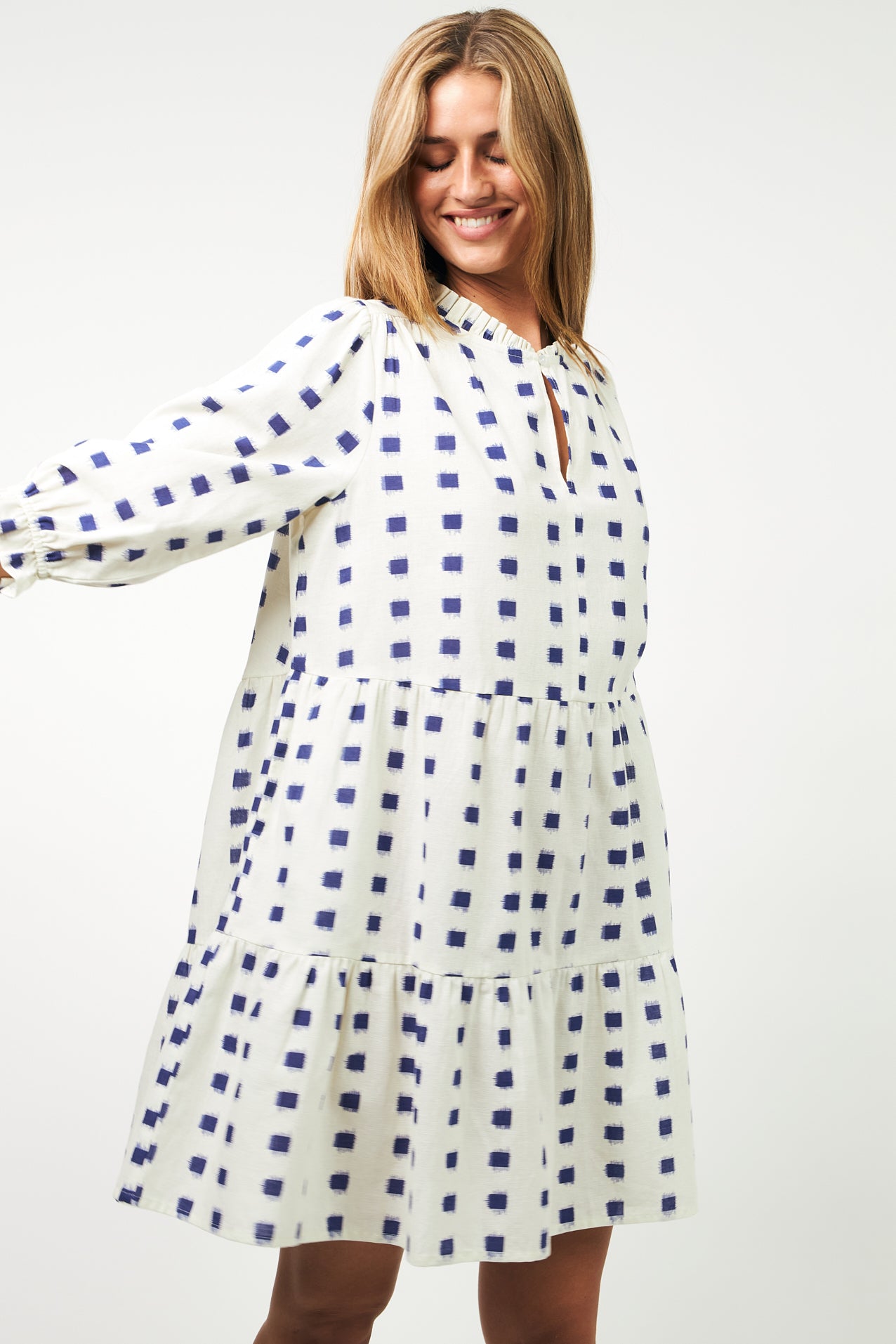 SabineLL kurzes Kleid - 02 Creme