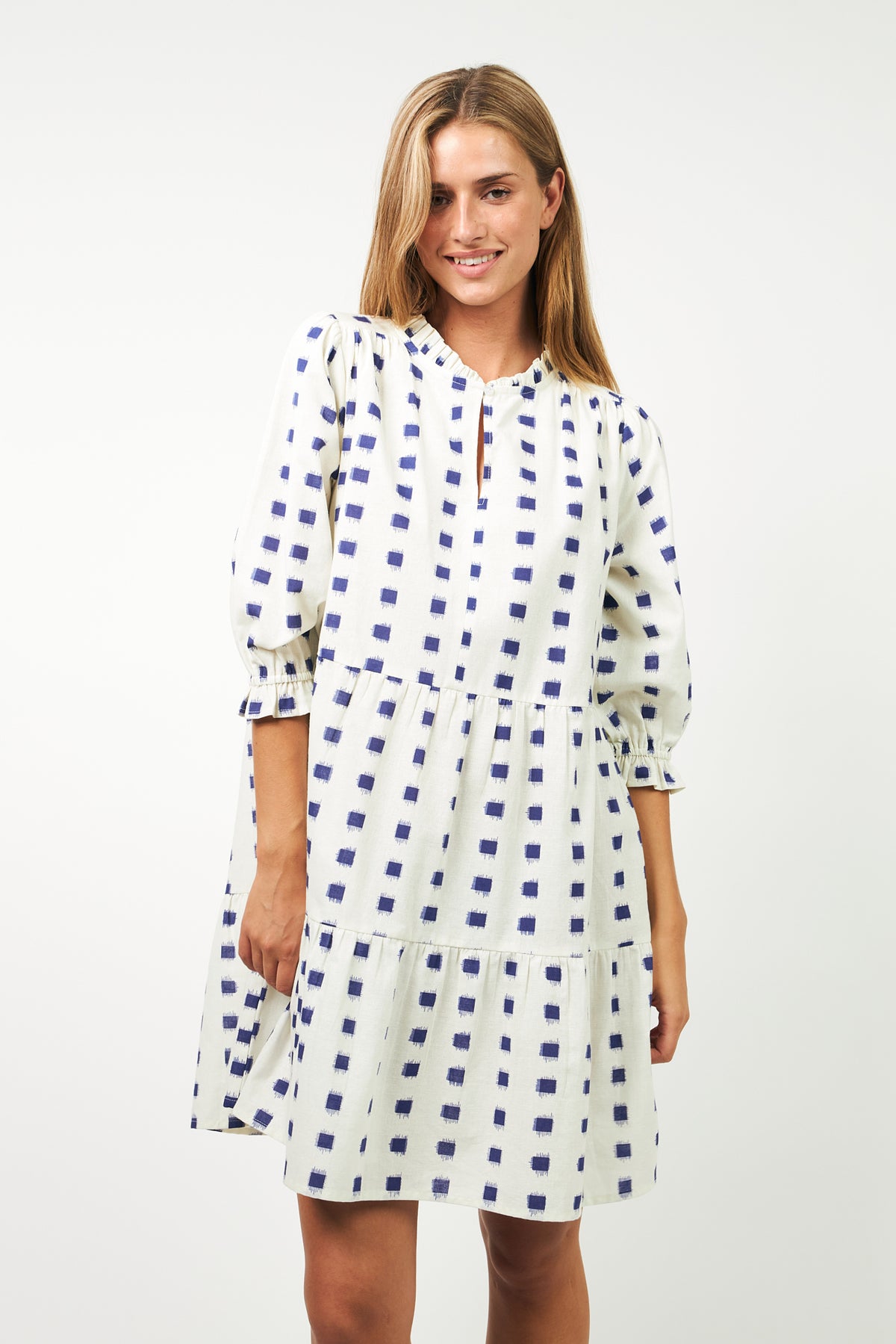 Lollys Laundry SabineLL kurzes Kleid Dress Creme