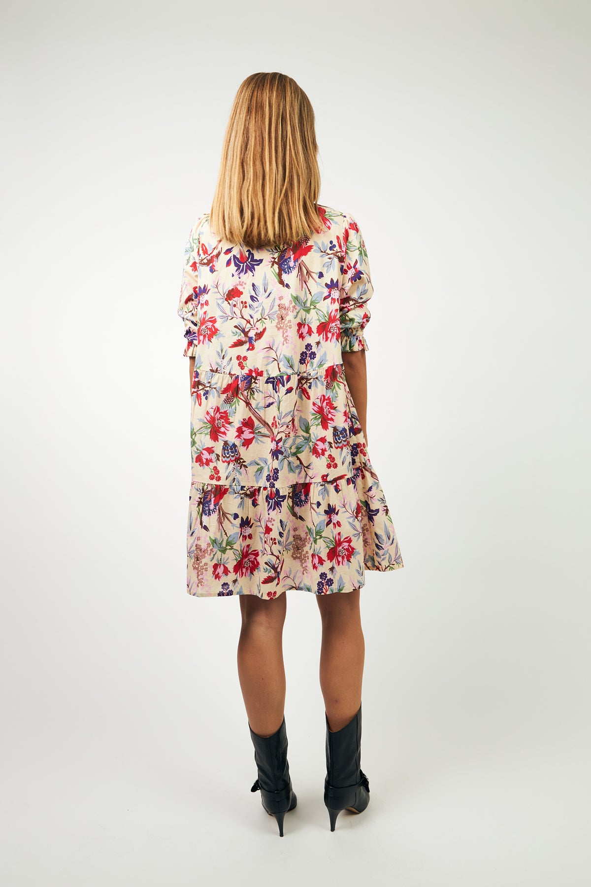 Lollys Laundry SabineLL kurzes Kleid Dress Blumenmuster