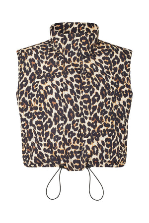 Lollys Laundry SadaLL Weste Vest Leopardenmuster