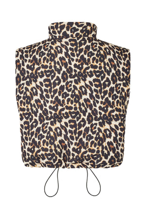 Lollys Laundry SadaLL Weste Vest Leopardenmuster