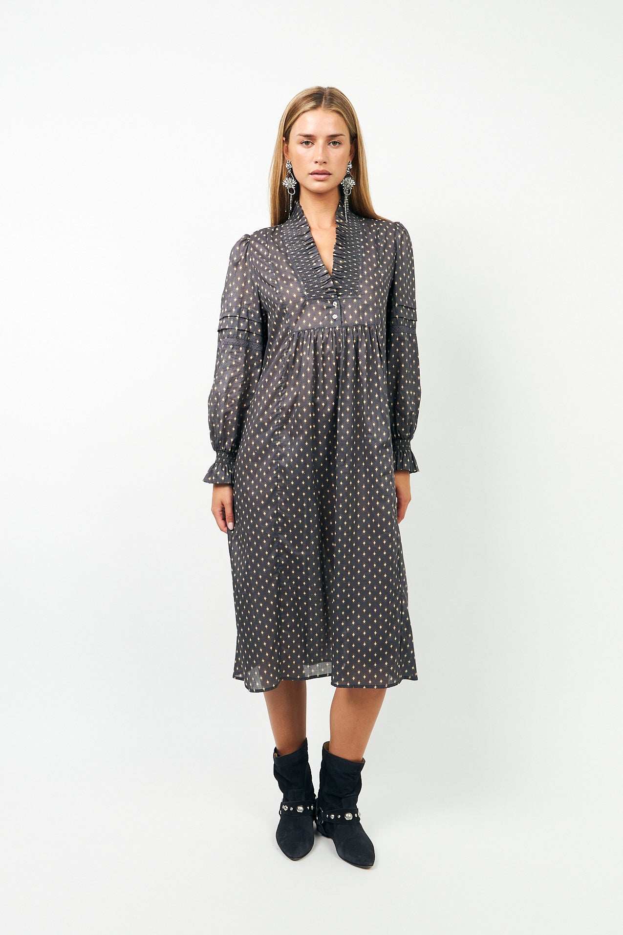 SagiLL Maxi Kleid - Dark Blue