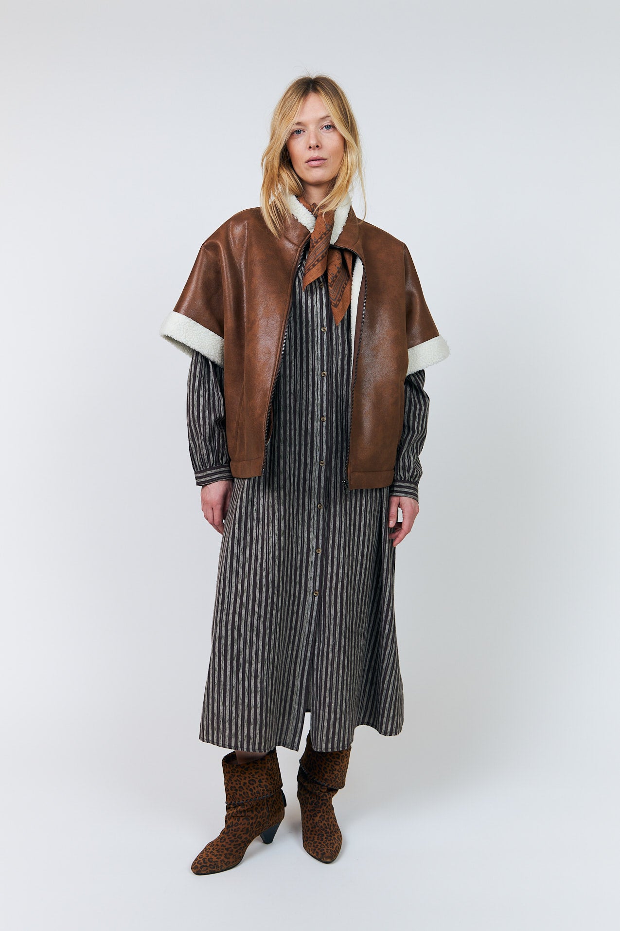Lollys Laundry SamaLL Mantel Outerwear Braun