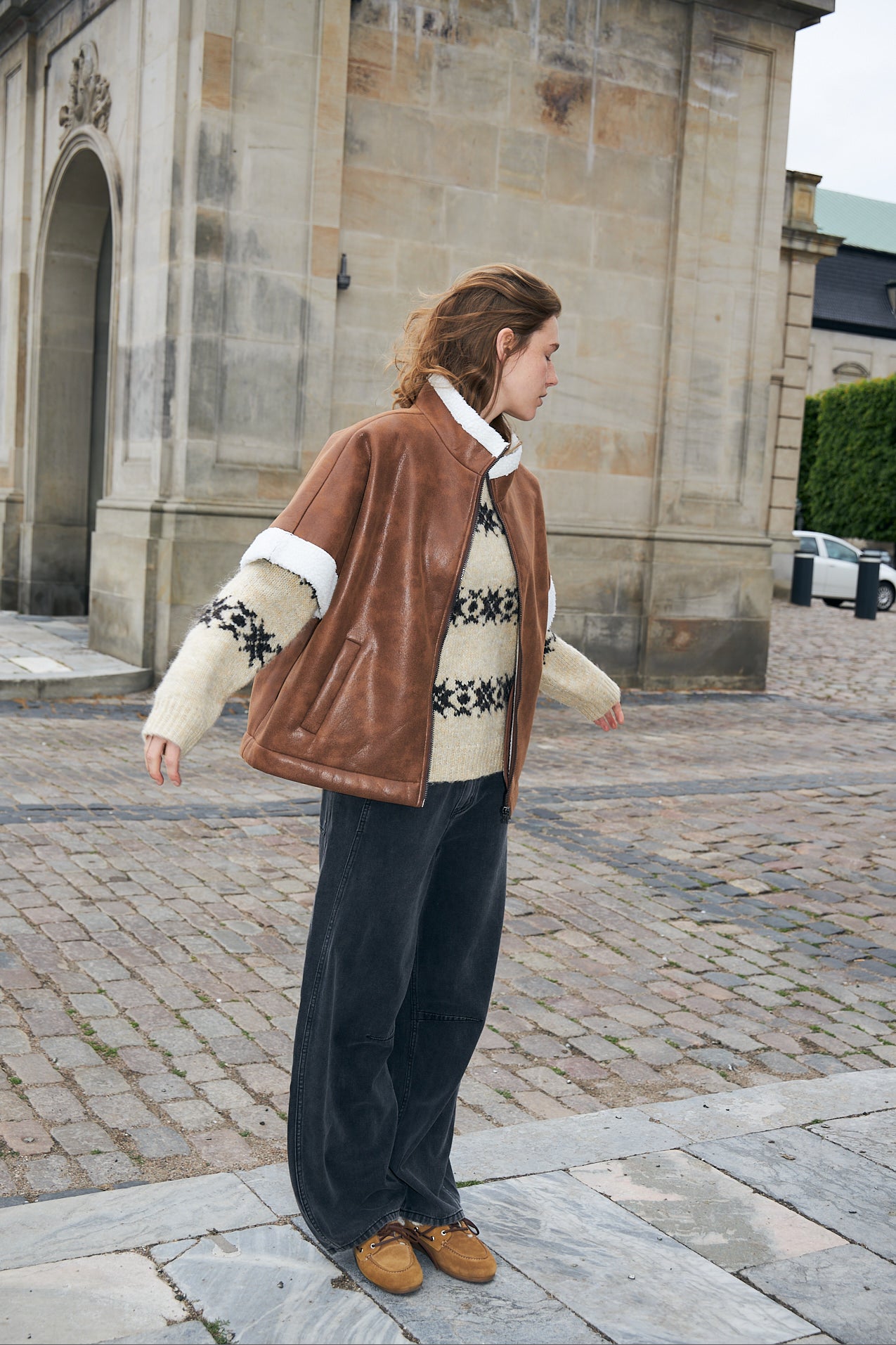 Lollys Laundry SamaLL Mantel Outerwear Braun