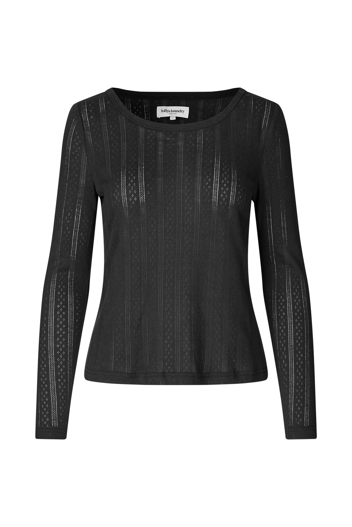 Lollys Laundry SamaraLL langarm T-Shirt Blouse Schwarz
