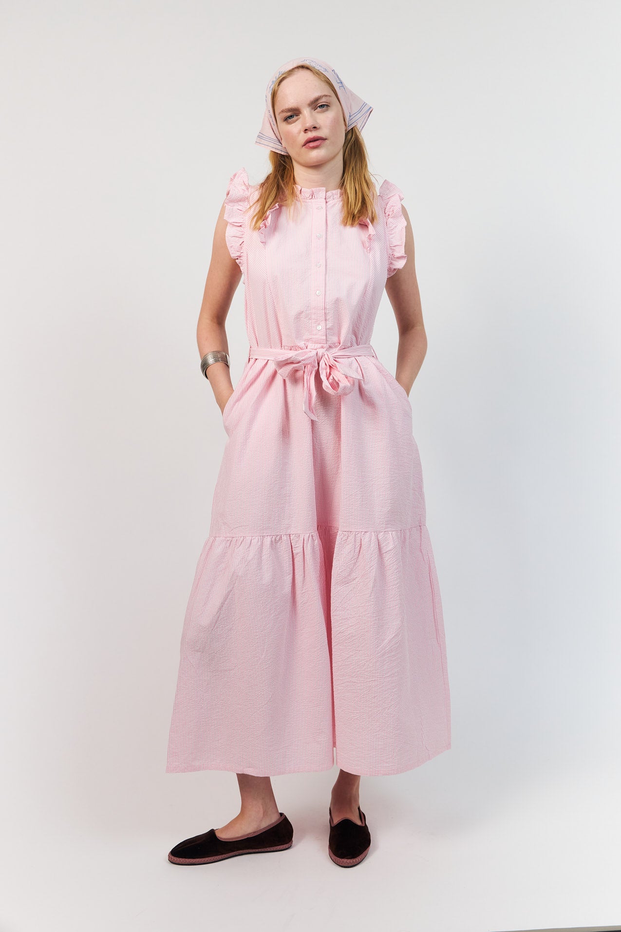 HarrietLL Maxikleid - Rosa
