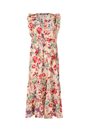 Lollys Laundry SamoLL Midi Kleid Dress Blumenmuster