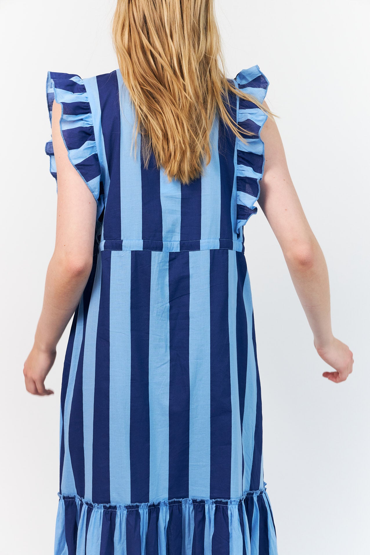 SamoLL Midi Kleid - Blau