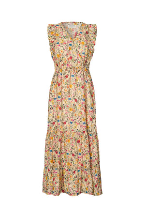 Lollys Laundry SamoLL Midi Kleid Dress Blumenmuster