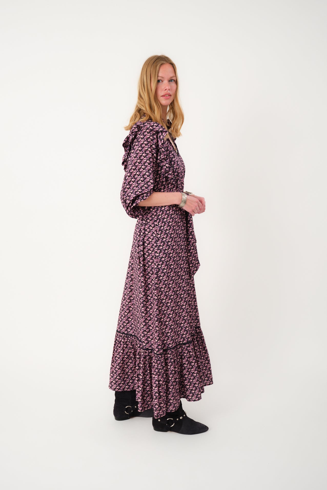 Lollys Laundry SanniLL Maxi Kleid Dress 74 Flower Print