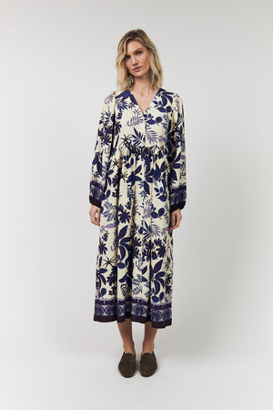 Lollys Laundry SaraiLL Maxi Kleid Dress 74 Flower Print