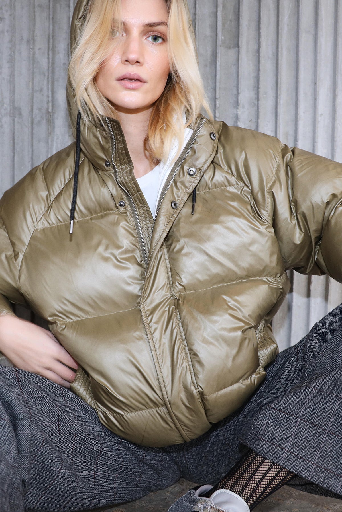 Lollys Laundry ShelbyLL Jacke Outerwear Gedämpftes Grün