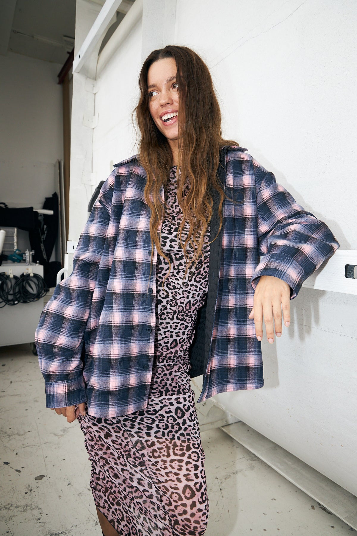 Lollys Laundry SigneLL Oversize Hemd Shirt Rosa