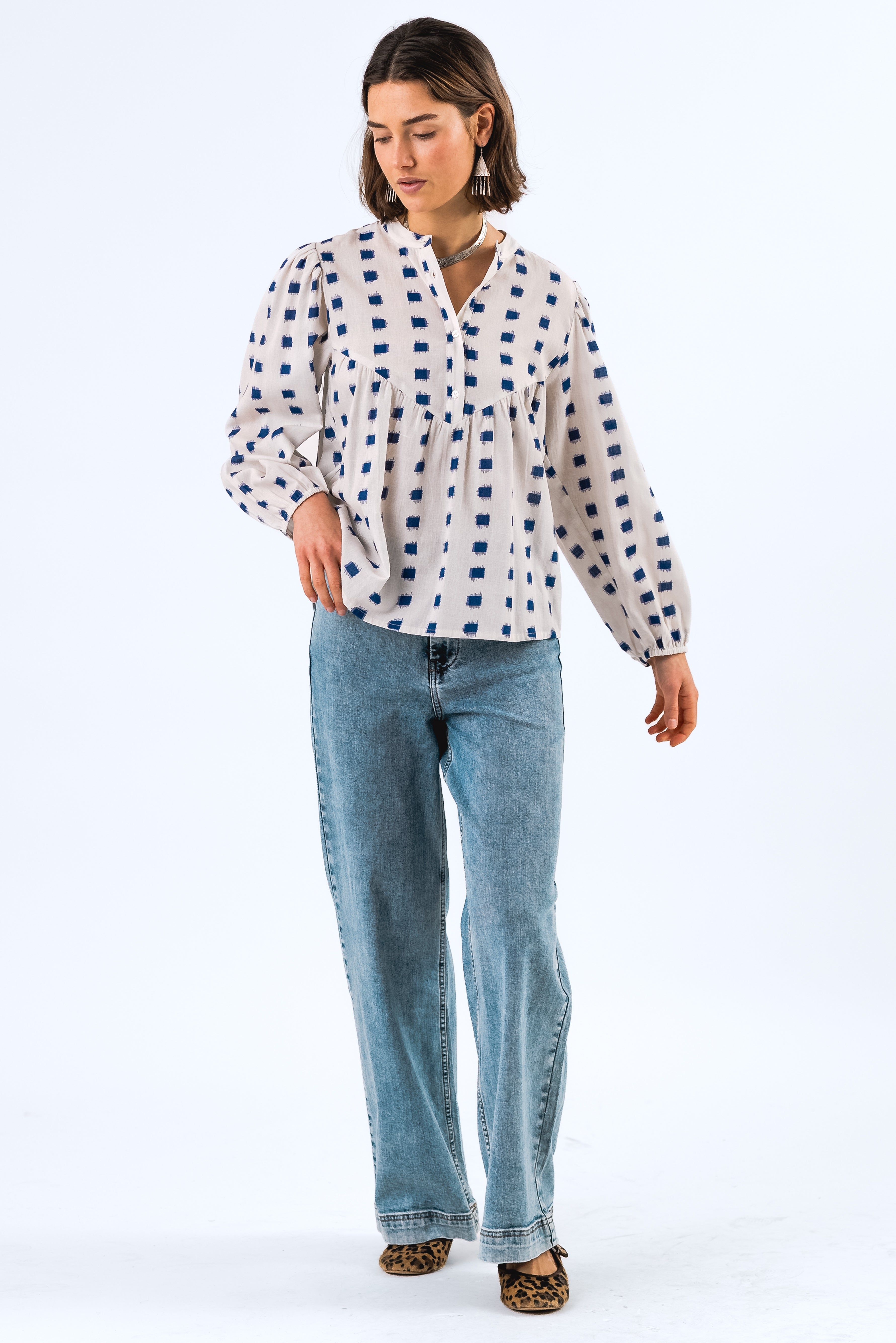 Lollys Laundry SimaLL Hemdbluse Shirt 02 Creme