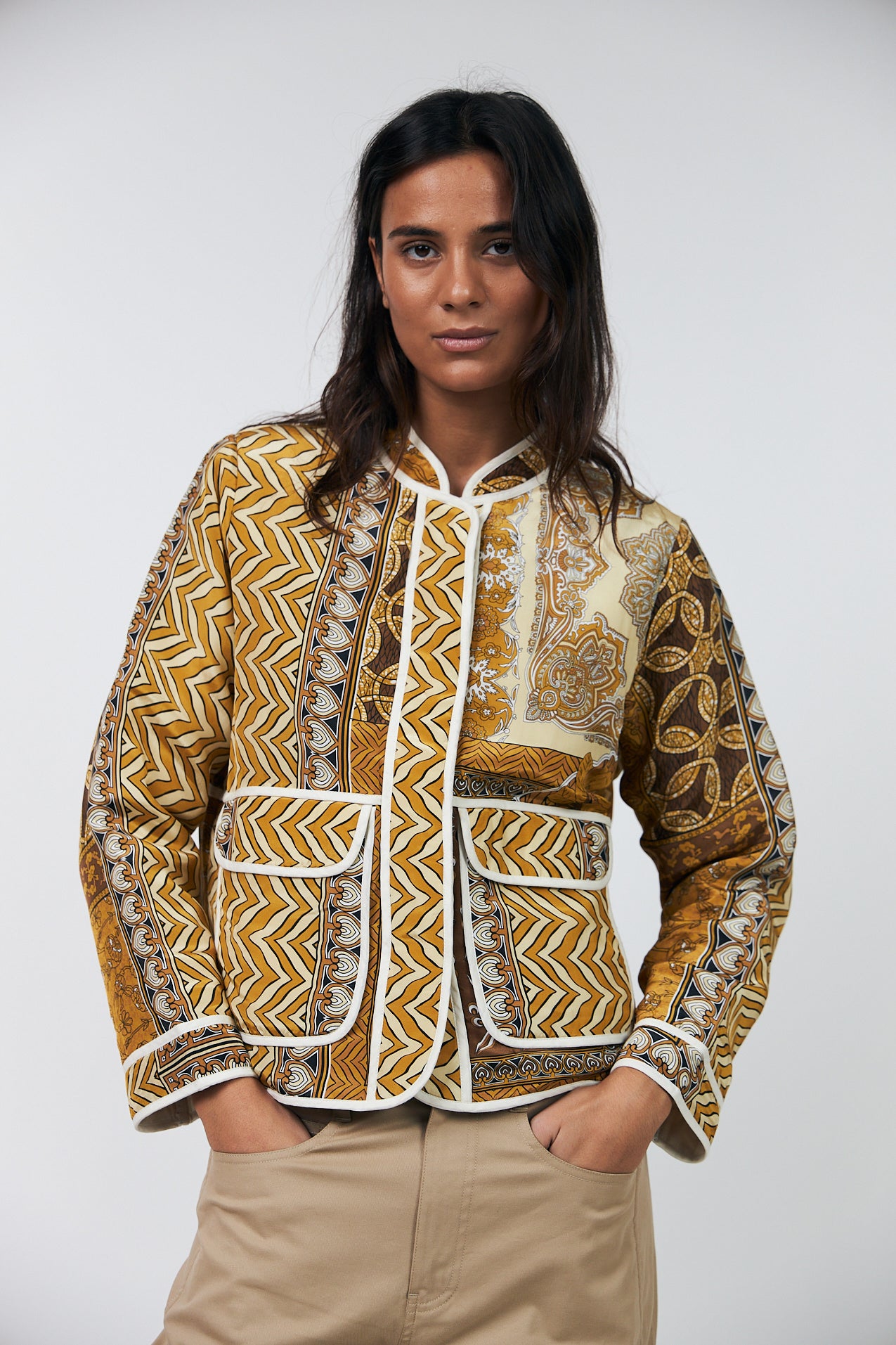 Lollys Laundry SimonLL Jacke Jacket 64 64 Graphic Print