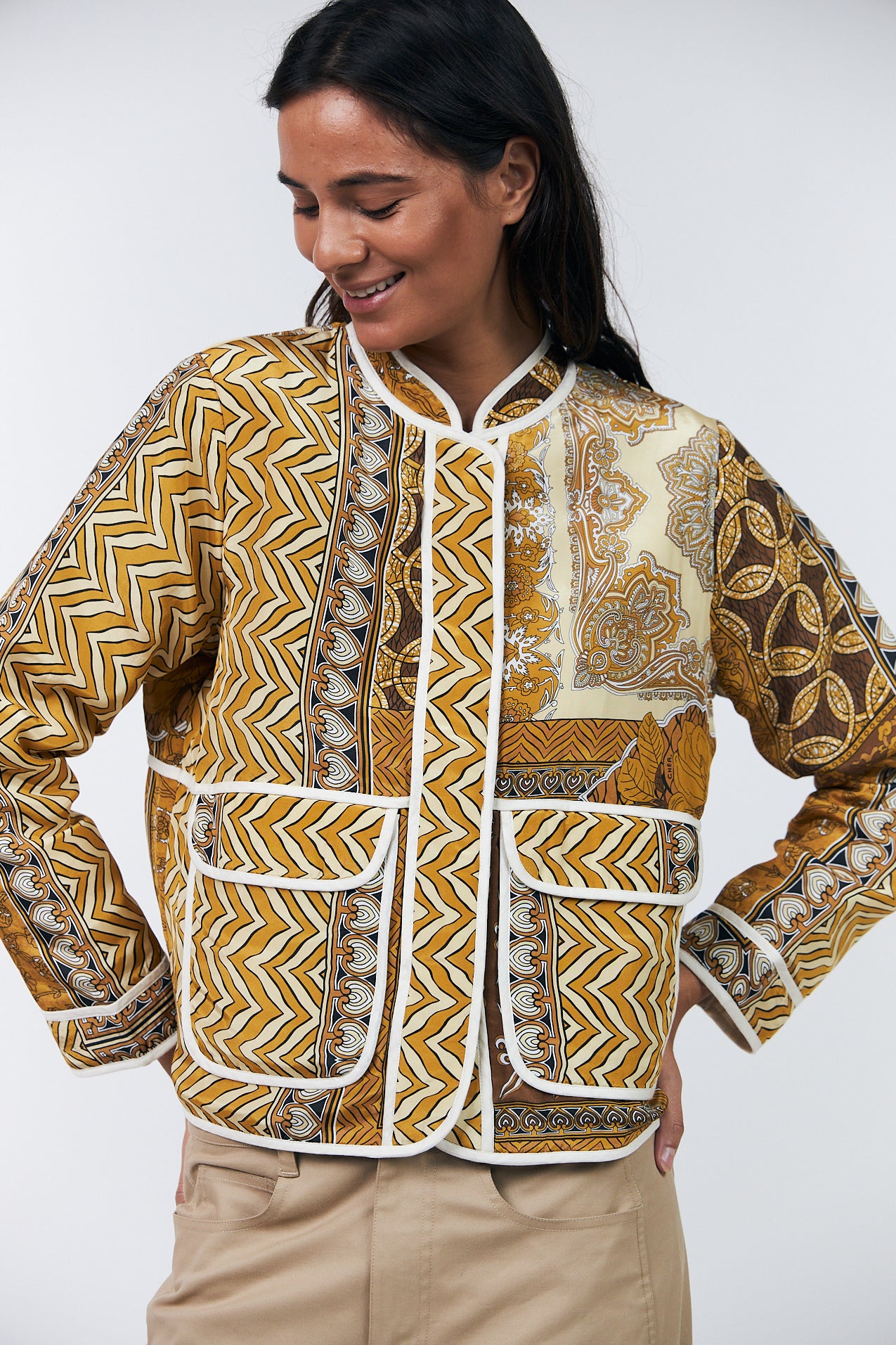 Lollys Laundry SimonLL Jacke Jacket 64 64 Graphic Print