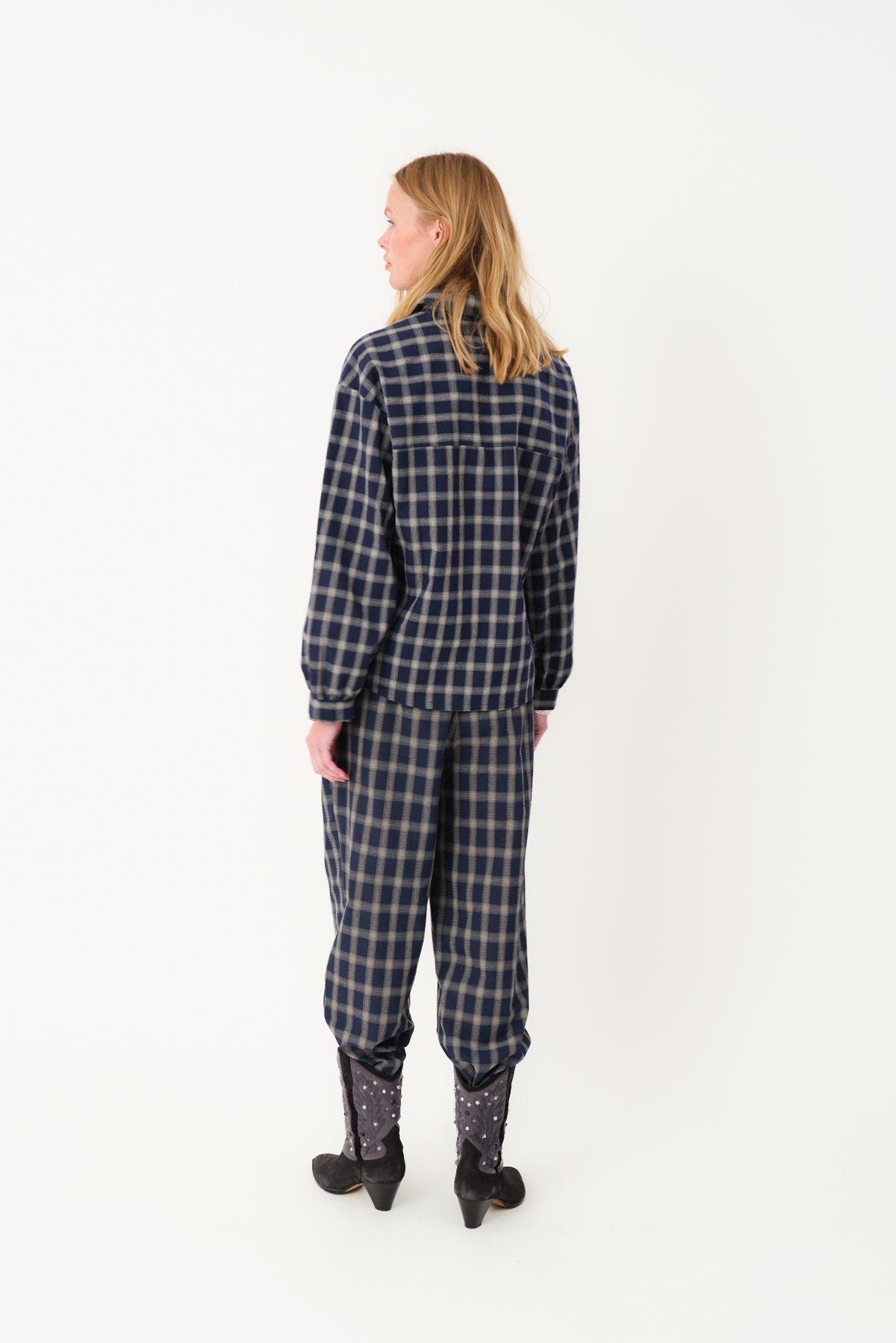 Lollys Laundry SivLL Hemdbluse Shirt Dunkelblau