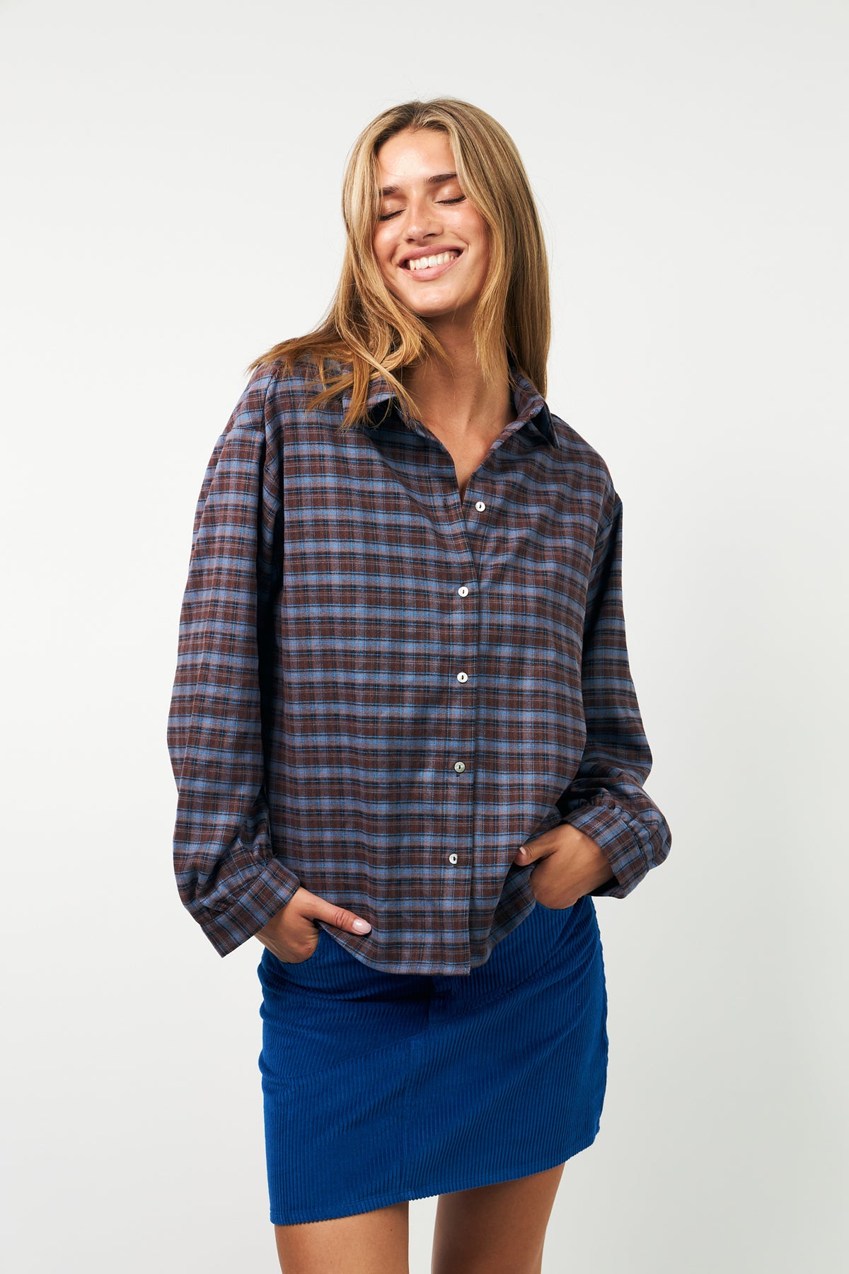 Lollys Laundry SivLL Hemdbluse Shirt Bordeaux