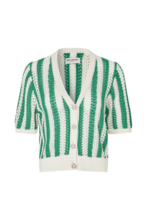 Lollys Laundry SivaLL Strickjacke Cardigan 40 Green