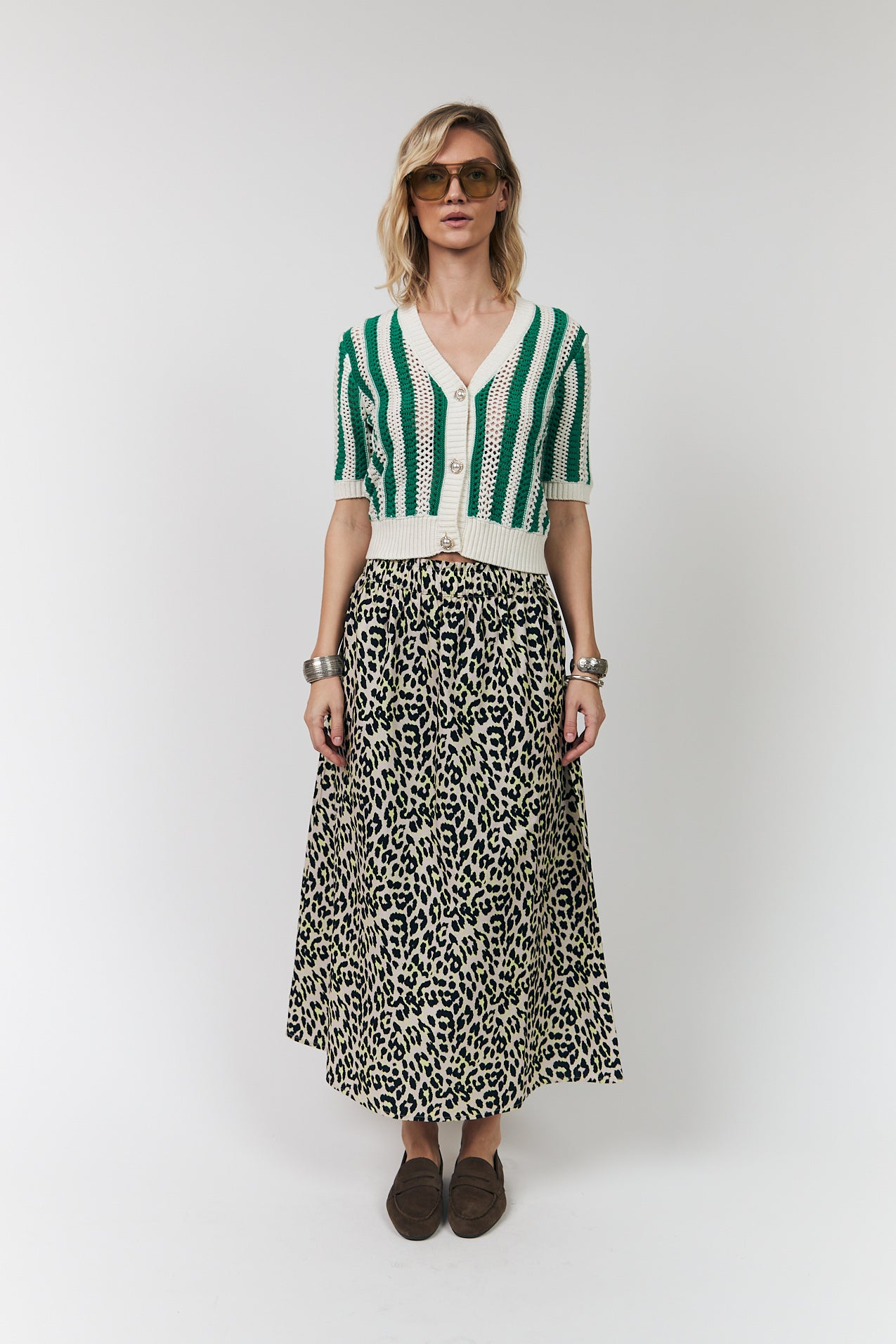 SivaLL Strickjacke - Green