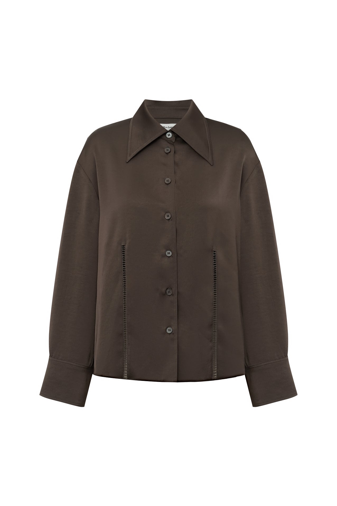 Lollys Laundry SolLL Bluse Shirt Dunkelbraun