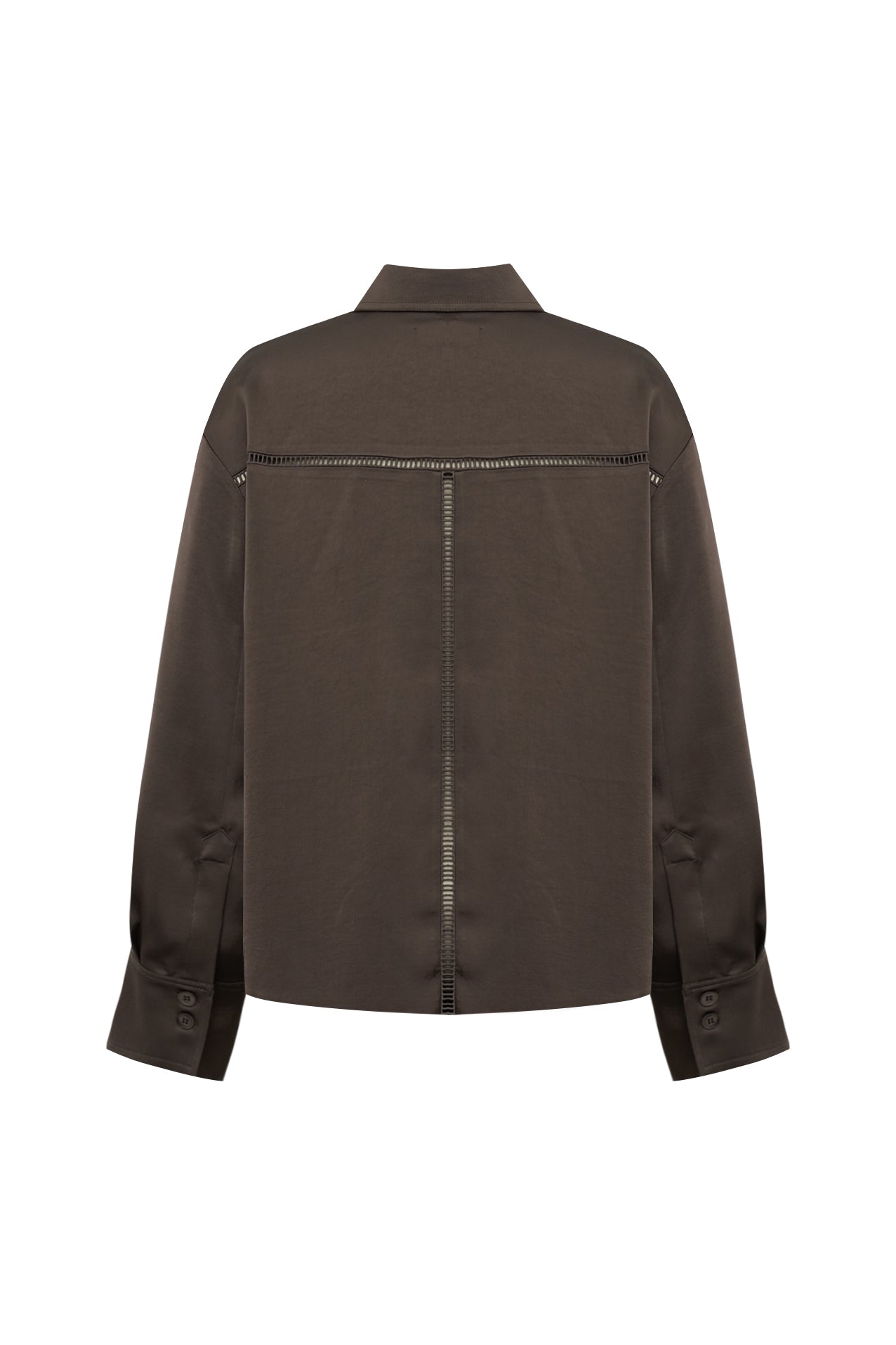 Lollys Laundry SolLL Bluse Shirt Dunkelbraun