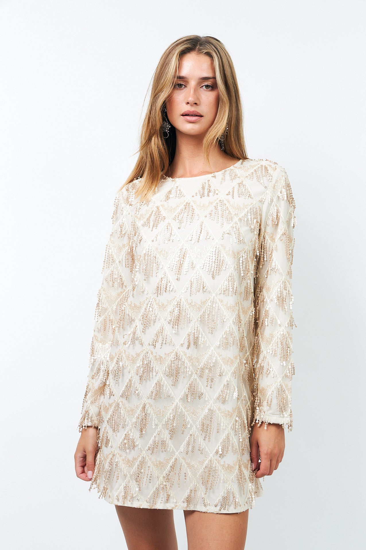 SolgaLL kurzes Kleid - Champagne