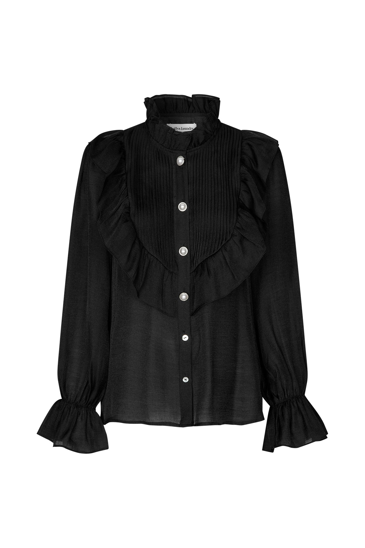 Lollys Laundry SpringsLL Shirt LS Shirt Schwarz