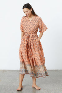 Sumia Dress - Coral