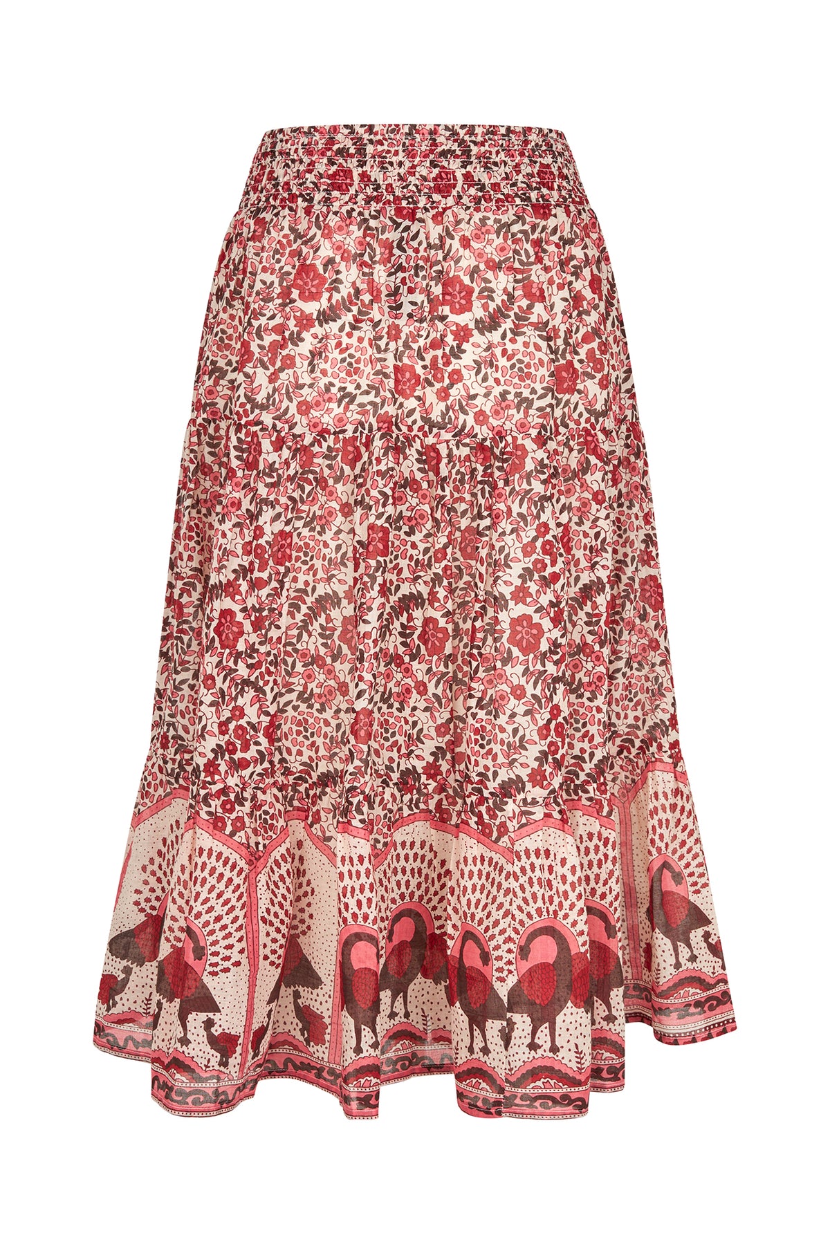 Lollys Laundry SunnyLL Midi Rock Skirt Rot