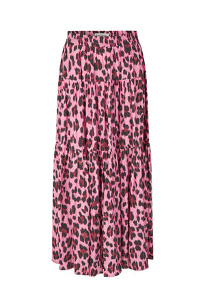 Lollys Laundry SunsetLL Maxi Rock Skirt Neon pink