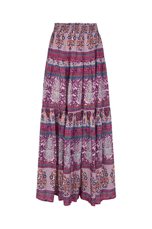 Lollys Laundry SunsetLL Maxi Rock Skirt Blumenmuster