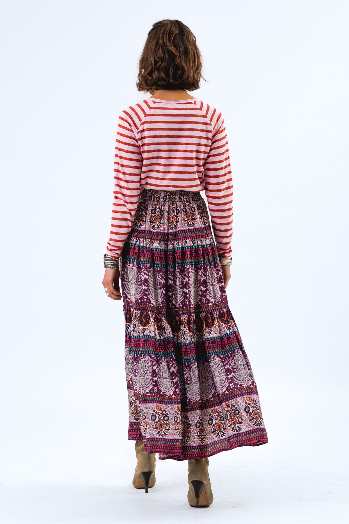 Lollys Laundry SunsetLL Maxi Rock Skirt Blumenmuster