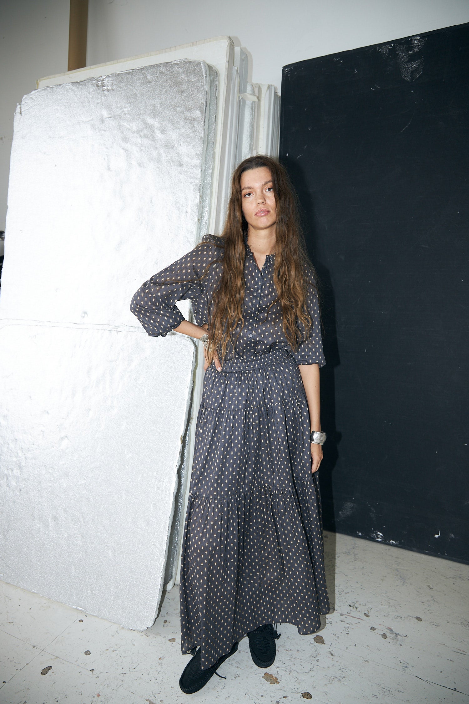 SunsetLL Maxi Rock - Dark Blue