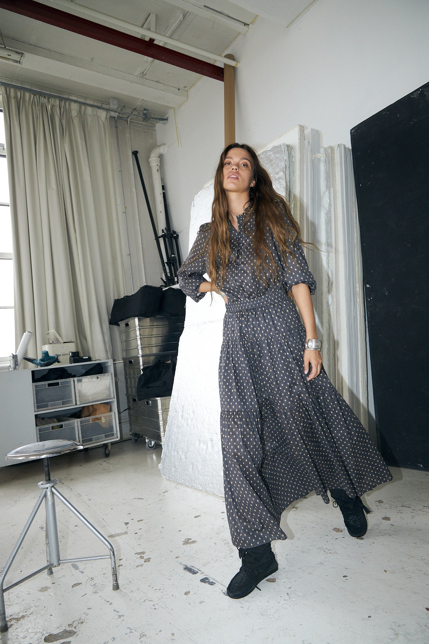 SunsetLL Maxi Rock - Dark Blue