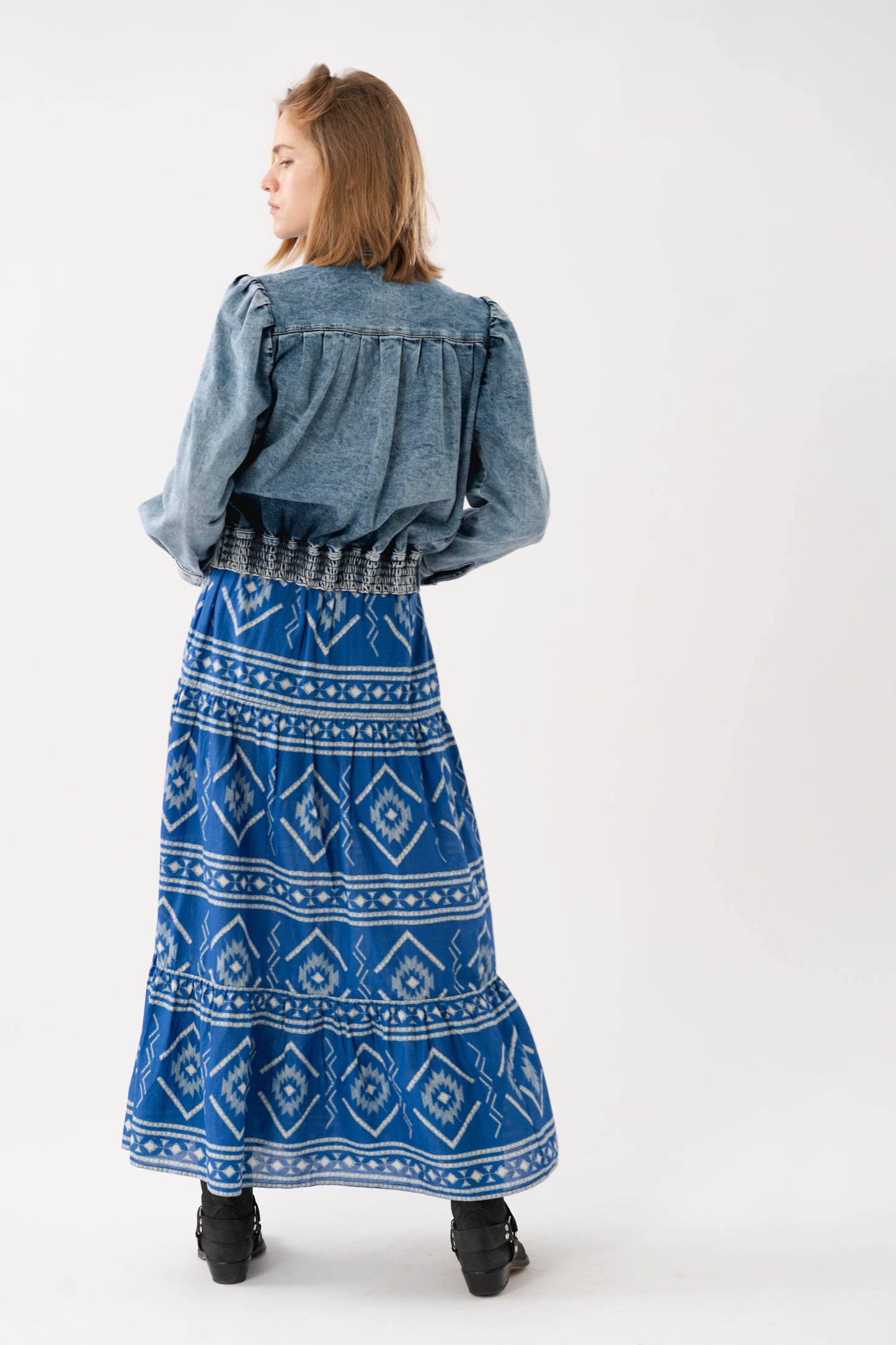 Lollys Laundry SunsetLL Maxi Skirt Skirt 20 Blue