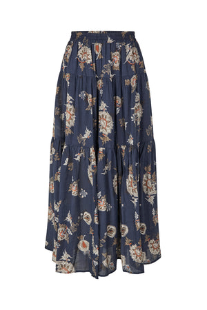Lollys Laundry SunsetLL Maxi Skirt Skirt Dunkelblau