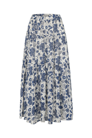 Lollys Laundry SunsetLL Maxi Skirt Skirt Blau