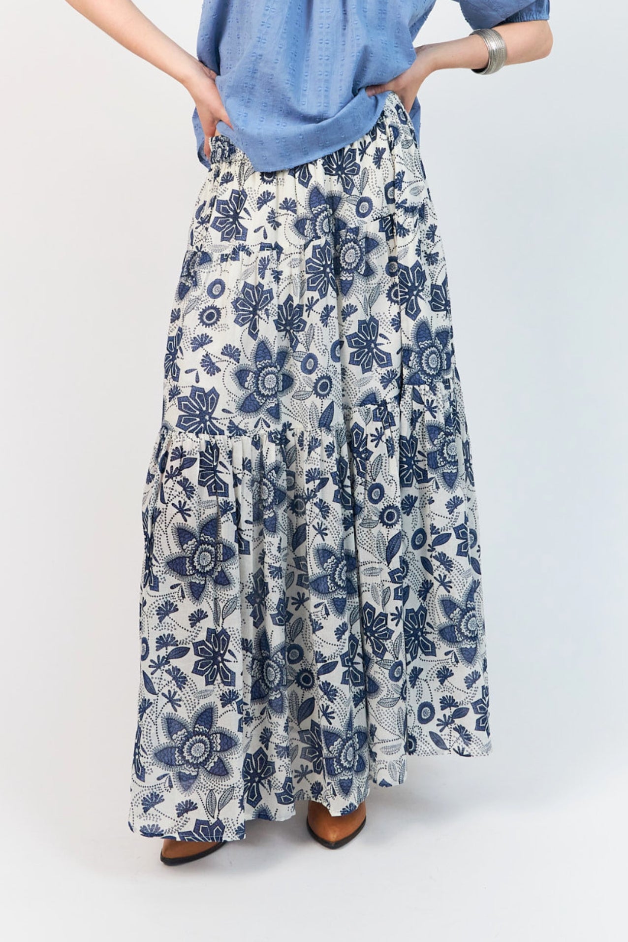 SunsetLL Maxi Rock - Blau