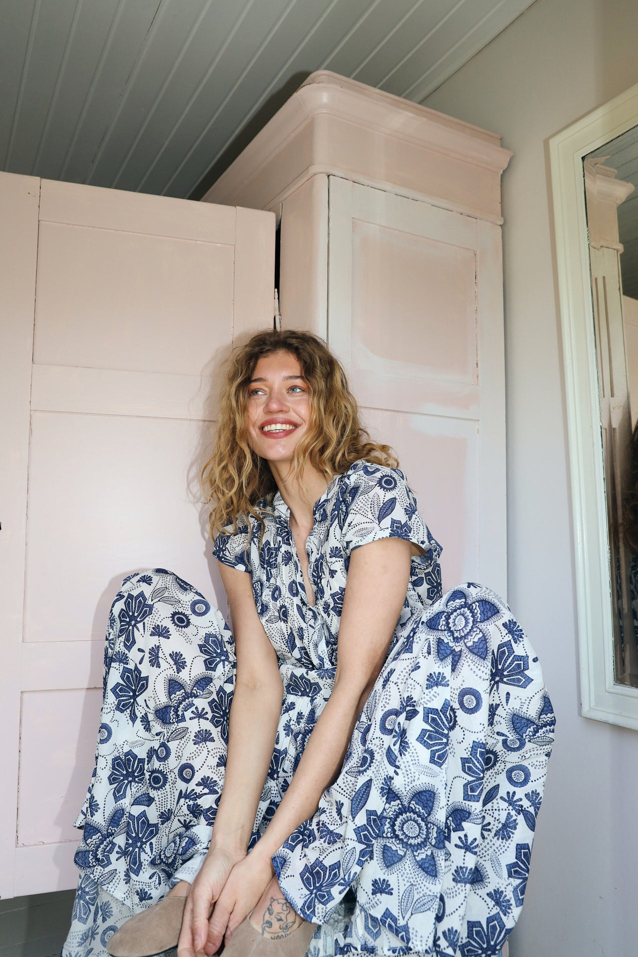 SunsetLL Maxi Rock - Blau