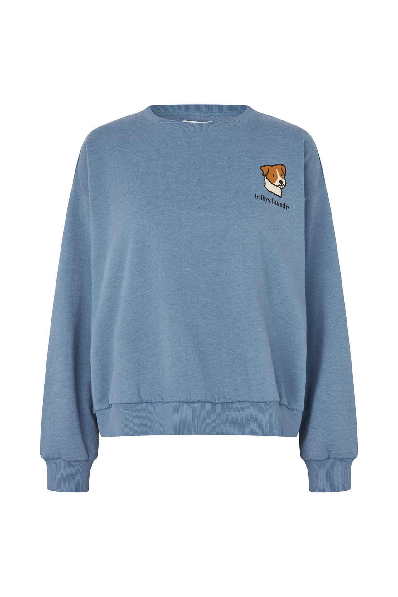 Lollys Laundry SydneyLL Sweatshirt Hund Sweatshirt Blau melange