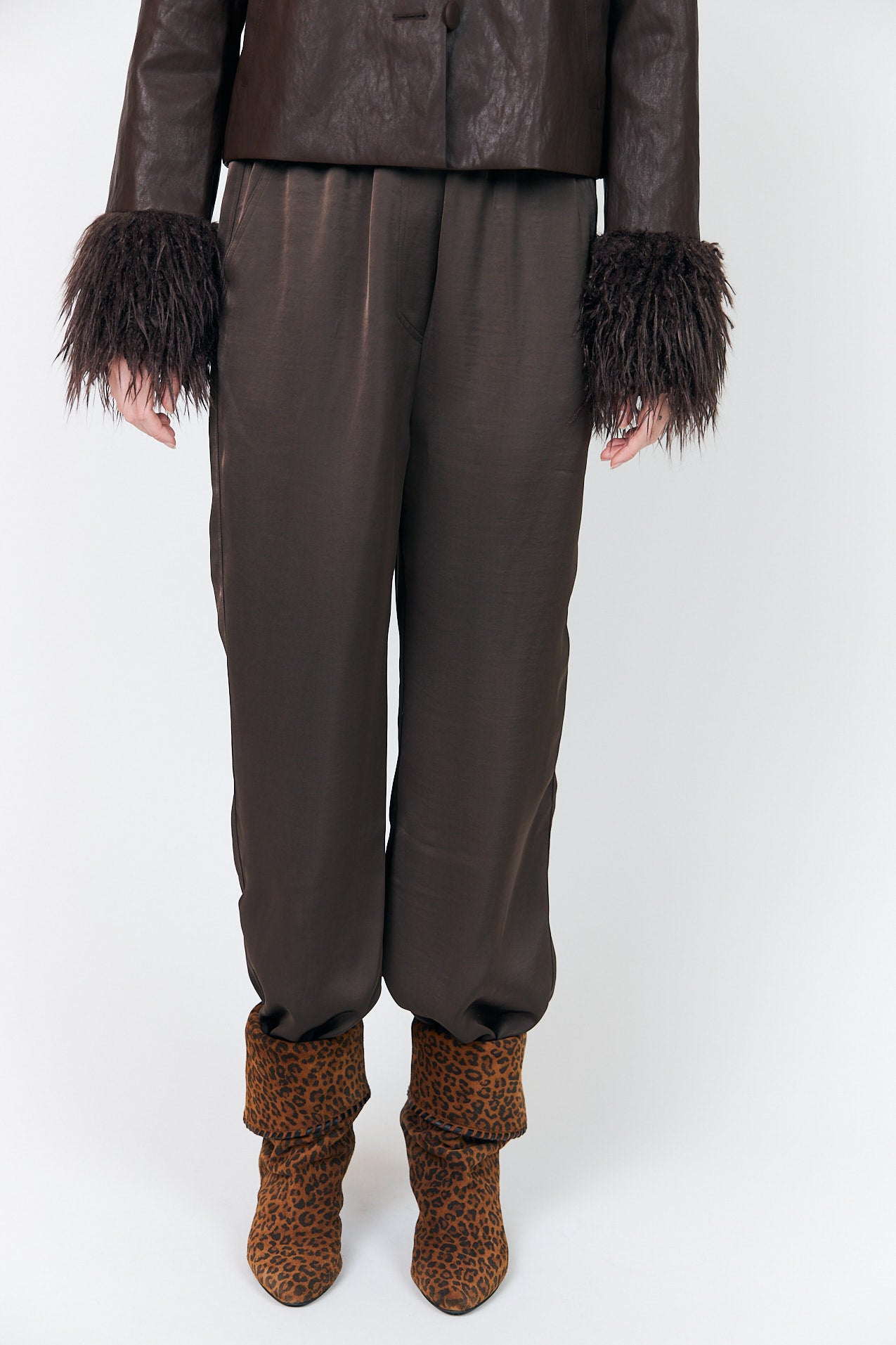 Lollys Laundry TalmaLL Hose Pants Dunkelbraun