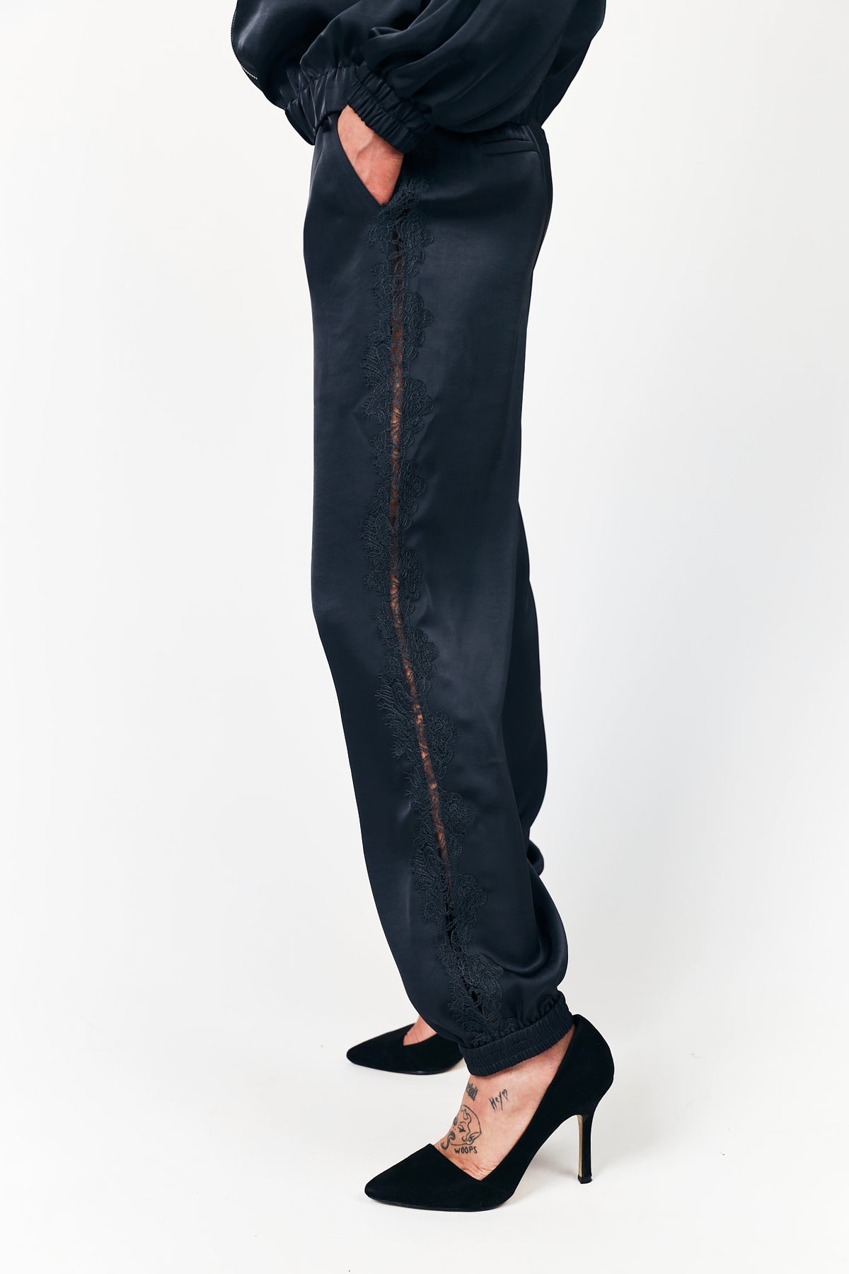 Lollys Laundry TalmaLL Hose Pants Verblasstes Schwarz