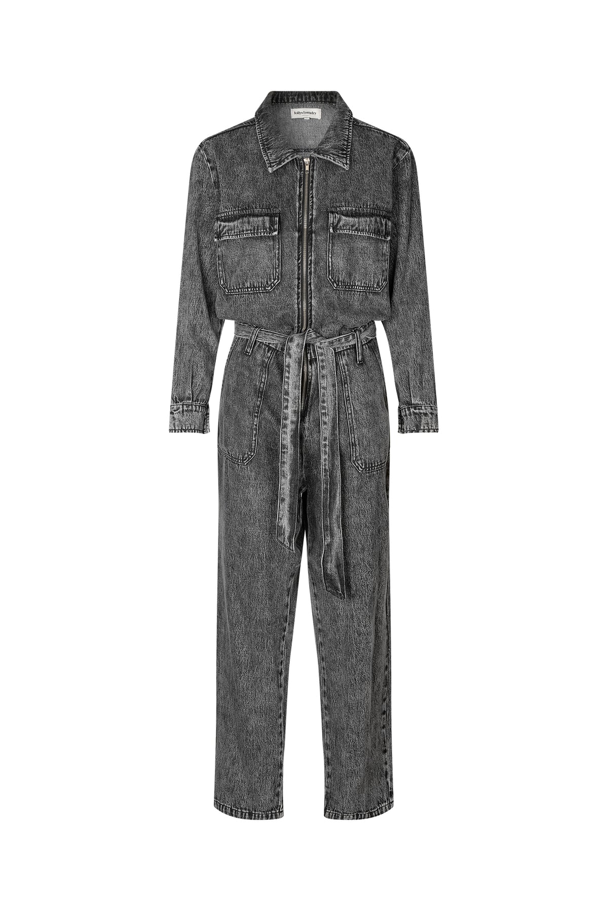 Lollys Laundry TareeLL Jumpsuit LS Jumpsuit Dunkelgrau Melange