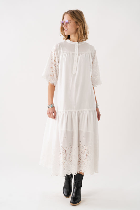 Lollys Laundry TimorLL Midi Dress SS Dress 01 White